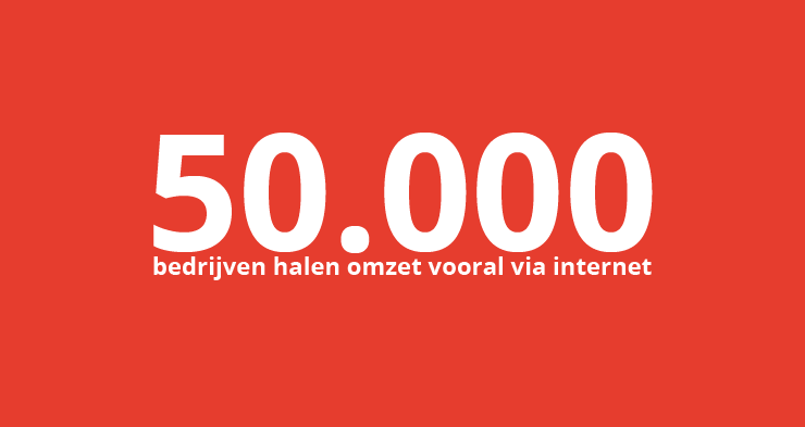 50.000 Nederlandse bedrijven halen omzet via internet